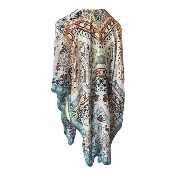 Rachel Rachel Roy Aztec Kimono Poncho - Picture 5 of 6